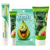 New Pack of 4 Avocado green deal Face Wash & Tooth paste OR Facial Mask & Eye Cream skin care series